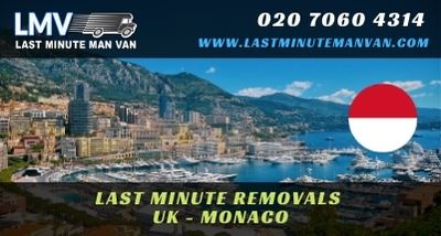 About Last Minute International Removals Service from Monaco to UK