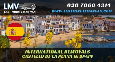 About Last Minute International Removals Service from Castello de la Plana, Spain to UK