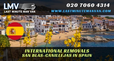 About Last Minute International Removals Service from San Blas-Canillejas, Spain to UK