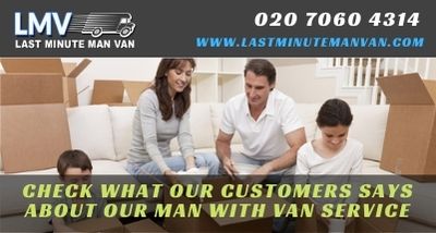 Movers from Last Minute Man Van were an absolute delight