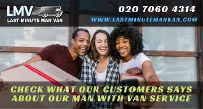 Customer was happy with the service provided by Last Minute Man Van