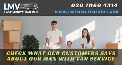 Movers from Last Minute Man Van were an absolute delight